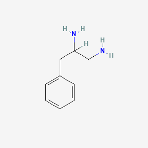 molecular formula C9H14N2 B1211460 3-Phenylpropane-1,2-diamine CAS No. 75543-73-6