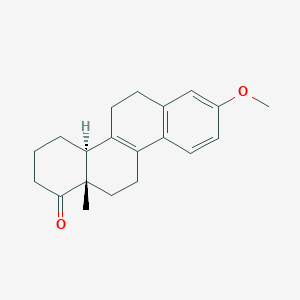 molecular formula C20H24O2 B1211464 (4as,12as)-8-methoxy-12a-methyl-3,4,4a,5,6,11,12,12a-octahydrochrysen-1(2h)-one CAS No. 2384-20-5