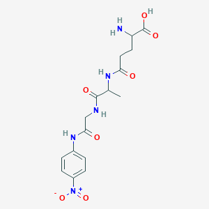 molecular formula C16H21N5O7 B12114675 H-gamma-Glu-ala-gly-pna 