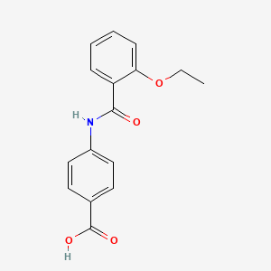 molecular formula C16H15NO4 B12114681 4-[(2-Ethoxybenzoyl)amino]benzoic acid CAS No. 10263-71-5