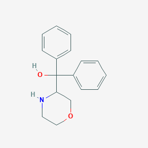 molecular formula C17H19NO2 B12114748 Morpholin-3-yldiphenylmethanol 