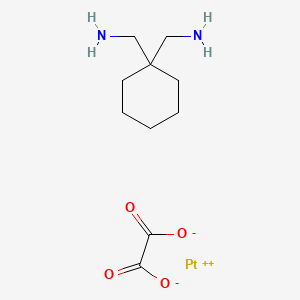 Platinum(2+) ethanedioate-cyclohexane-1,1-diyldimethanamine(1:1:1)