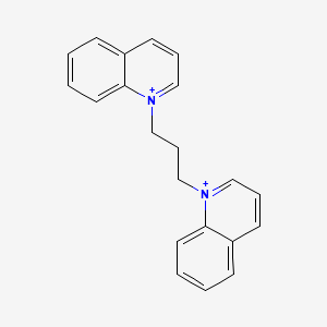 molecular formula C21H20N2+2 B1211497 Propylinium CAS No. 80038-46-6
