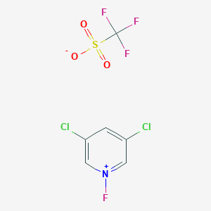 molecular formula C6H3Cl2F4NO3S B012115 1-Fluoro-3,5-dichloropyridinium triflate CAS No. 107264-06-2