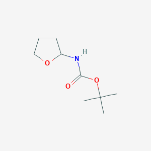 molecular formula C9H17NO3 B12115030 Tert-butyl tetrahydrofuran-2-ylcarbamate 