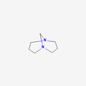 molecular formula C7H14N2 B1211506 1,5-Diazabicyclo[3.3.1]nonane CAS No. 281-17-4