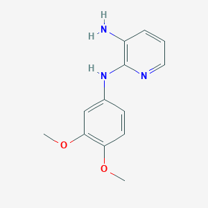 molecular formula C13H15N3O2 B12115069 N2-(3,4-dimethoxyphenyl)-2,3-Pyridinediamine 