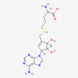 molecular formula C16H22N6O4S B1211511 S-Neplanocylmethionine CAS No. 90700-92-8