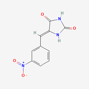 molecular formula C10H7N3O4 B12115145 (5Z)-5-(3-nitrobenzylidene)imidazolidine-2,4-dione 