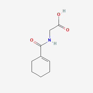 molecular formula C9H13NO3 B1211515 3,4,5,6-Tetrahydrohippurate CAS No. 64253-92-5
