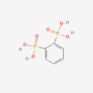 molecular formula C6H8O6P2 B1211518 Benzenediphosphonic acid CAS No. 37451-80-2