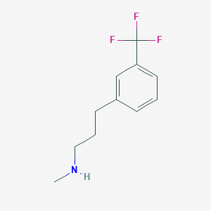 molecular formula C11H14F3N B12115217 Methyl-[3-(3-trifluoromethyl-phenyl)-propyl]-amine CAS No. 886763-10-6