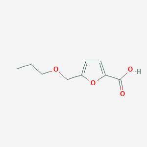 molecular formula C9H12O4 B12115294 5-(Propoxymethyl)-2-furoic acid CAS No. 758721-16-3