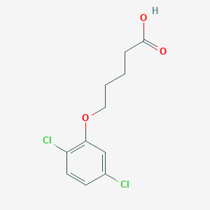 molecular formula C11H12Cl2O3 B12115348 5-(2,5-Dichlorophenoxy)pentanoic acid CAS No. 7170-70-9