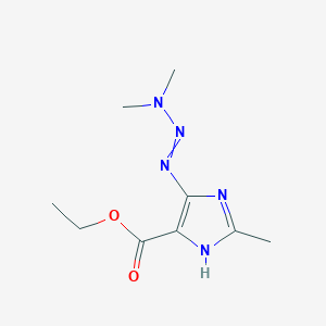 4-Carbethoxy-5-(3,3-dimethyl-1-triazeno)-2-methyl imidazole