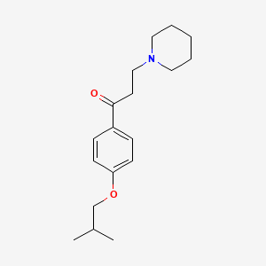 1-[4-(2-Methylpropoxy)phenyl]-3-(1-piperidinyl)-1-propanone