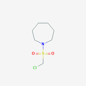 molecular formula C7H14ClNO2S B12115620 1-Chloromethanesulfonylazepane 