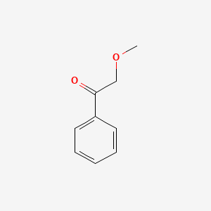 molecular formula C9H10O2 B1211565 2-甲氧基苯乙酮 CAS No. 4079-52-1