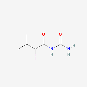 Butanamide, N-(aminocarbonyl)-2-iodo-3-methyl-