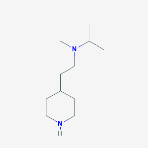 molecular formula C11H24N2 B12115686 4-Piperidineethanamine, N-methyl-N-(1-methylethyl)- CAS No. 775288-47-6