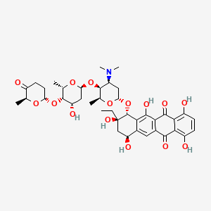 alpha(sub 2)-Rhodomycinone RDC
