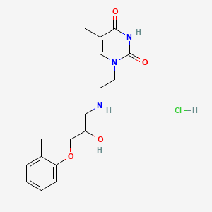 molecular formula C17H24ClN3O4 B1211575 Primidolol hydrochloride CAS No. 40778-40-3