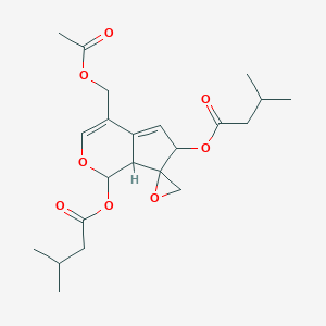 molecular formula C22H30O8 B1211585 Valtrate 