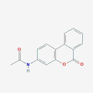 molecular formula C15H11NO3 B1211591 N-(6-oxobenzo[c]chromen-3-yl)acetamide CAS No. 7355-92-2