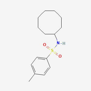 molecular formula C15H23NO2S B1211595 N-cyclooctyl-4-methylbenzenesulfonamide CAS No. 16801-74-4