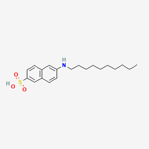 2-(N-Decyl)aminonaphthalene-6-sulfonic acid