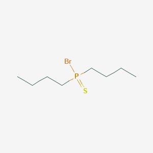 molecular formula C8H18BrPS B1211600 Di-n-butylphosphinothioyl bromide CAS No. 55656-88-7