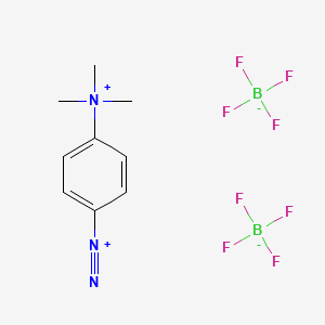 4-(Trimethylammonio)benzenediazonium bis(tetrafluoroborate(1-))
