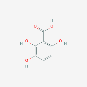 molecular formula C7H6O5 B12116056 2,3,6-Trihydroxybenzoic acid CAS No. 16534-78-4