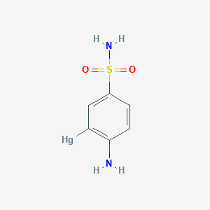 molecular formula C6H7HgN2O2S B1211608 3-Mercuri-4-Aminobenzenesulfonamide 