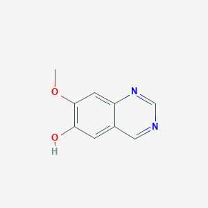 molecular formula C9H8N2O2 B12116138 7-Methoxyquinazolin-6-ol 