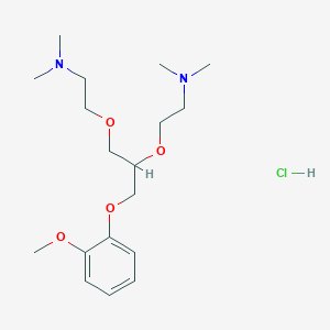 1-(2-Methoxy)-phenoxy-2,3-bis((2-dimethylamino)ethoxy)propane hydrochloride