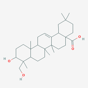 molecular formula C30H48O4 B12116201 alpha-Hederagenin 
