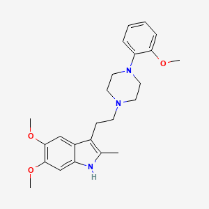 molecular formula C24H31N3O3 B1211629 米利泊丁 CAS No. 24360-55-2