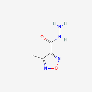 molecular formula C4H6N4O2 B1211630 3-Methyl-4-furazancarbohydrazide CAS No. 32551-34-1