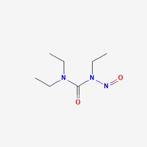 molecular formula C7H15N3O2 B1211632 Nitrosotriethylurea CAS No. 50285-70-6