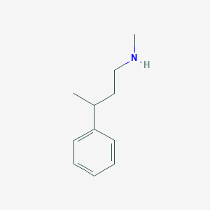 molecular formula C11H17N B12116328 1-(Methylamino)-3-phenylbutane 