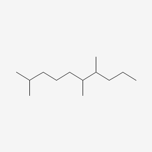 molecular formula C13H28 B1211635 2,6,7-Trimethyldecane CAS No. 62108-25-2