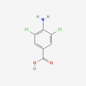 molecular formula C7H5Cl2NO2 B1211639 4-Amino-3,5-dichlorobenzoic acid CAS No. 56961-25-2