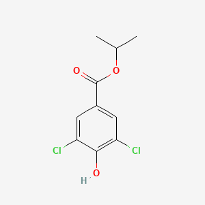 molecular formula C10H10Cl2O3 B12116497 Isopropyl 3,5-dichloro-4-hydroxybenzoate CAS No. 15533-29-6