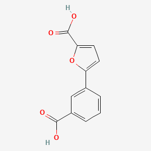 molecular formula C12H8O5 B12116782 5-(3-Carboxyphenyl)furan-2-carboxylic acid CAS No. 874999-57-2