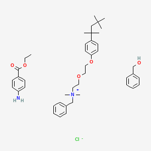 molecular formula C43H61ClN2O5 B1211680 Bzc jelly CAS No. 88645-24-3