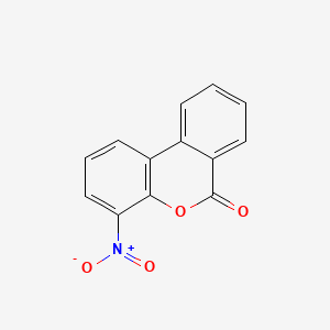 molecular formula C13H7NO4 B1211682 4-Nitro-6H-dibenzo[b,d]pyran-6-one CAS No. 51640-90-5