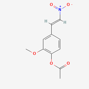 beta-Nitro-3-methoxy-4-acetoxystyrene