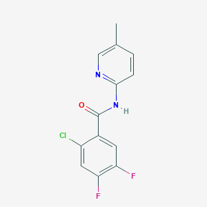 2-chloro-4,5-difluoro-N-(5-methyl-2-pyridinyl)benzamide