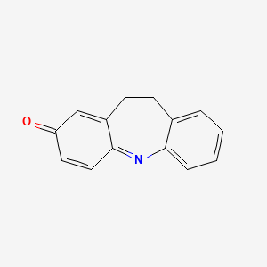 molecular formula C14H9NO B1211701 2h-Dibenzo[b,f]azepin-2-one CAS No. 21186-31-2